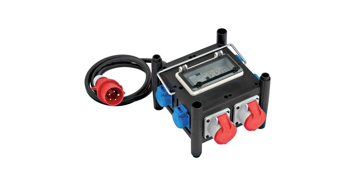 Compacte Rubberen Stroomverdeler / Rubberen Verdeler Rubberen Verdeler 2m Kabel 2xcee 400v 16a 1 X Cee 400v 32a 4x 230v 16a Gebruik Op De Bouwplaats En Permanent Buitengebruik Made In Duitsland Compacte Rubberen Stroomverdeler / Rubberen Verdeler Rubberen Verdeler 2m Kabel 2xcee 400v 16a 1 X Cee 400v 32a 4x 230v 16a Gebruik Op De Bouwplaats En Permanent Buitengebruik Made In Duitsland