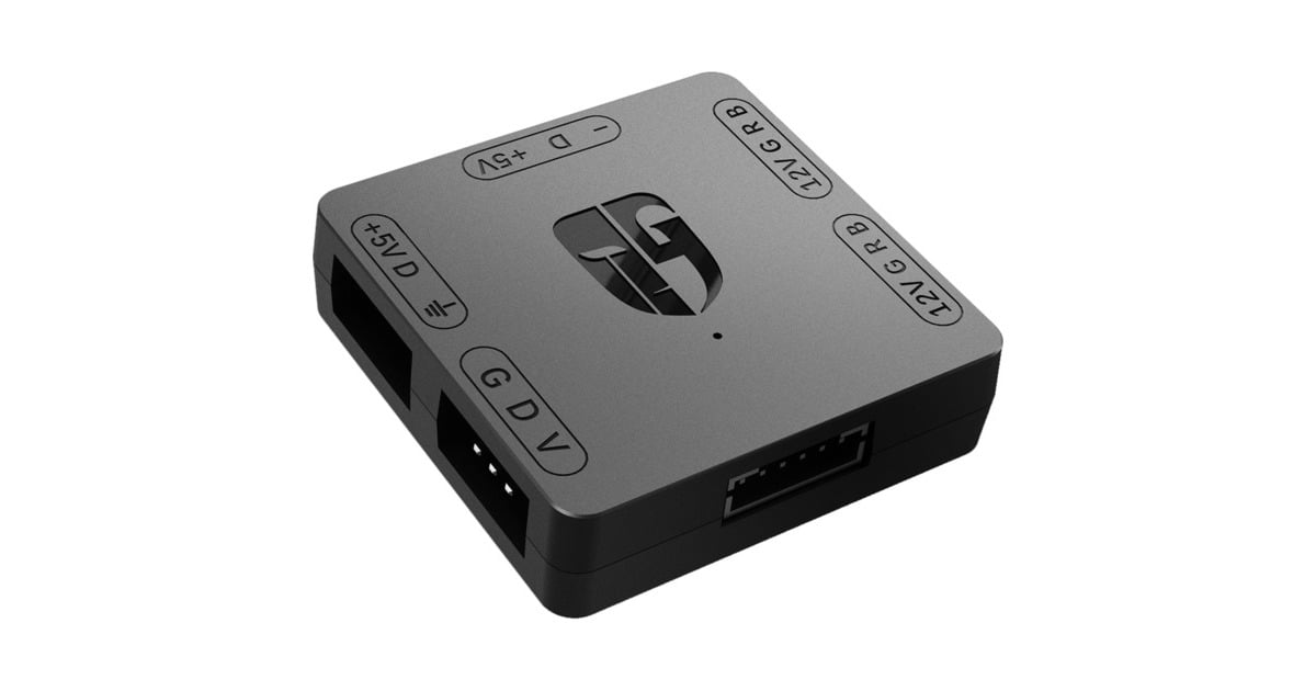 Deepcool RGB Convertor fancontroller Zwart
