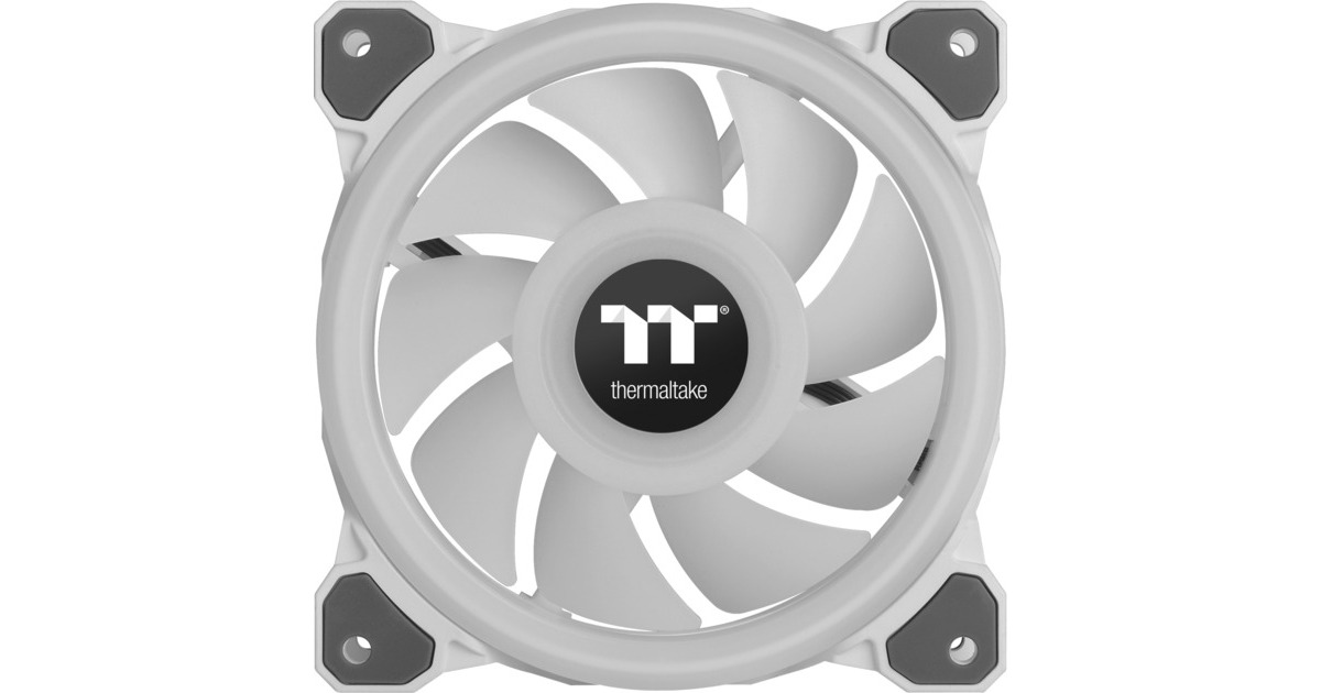 Pin Array Riing 12 Fan Thermaltake Riing Quad 12 RGB Radiator Fan TT Premium Edition 3 Pack ...