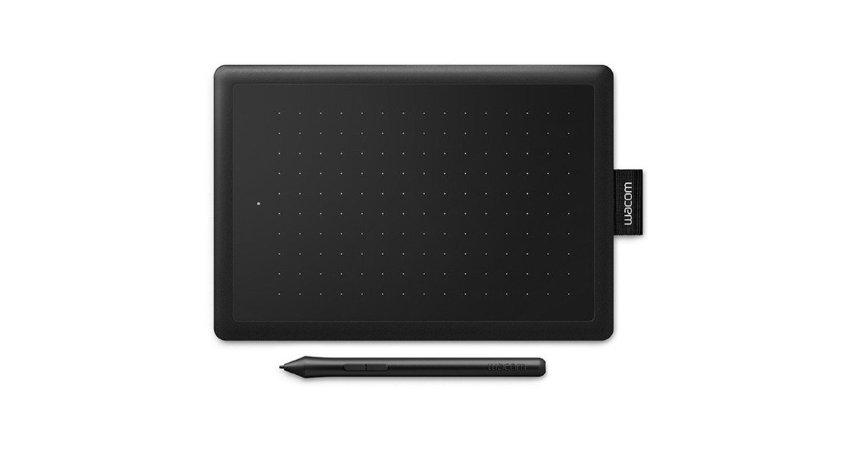 Wacom One By Wacom Small Tekentablet Zwart rood Wacom One By Wacom Small Tekentablet Zwart rood