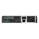 APC Smart-UPS Line Interactief 2200VA Li-ion SMTL2200RMI2UC ups Zwart/zilver, 1980 W, 2U, 8x C13 + 1x C19, SmartConnect+SmartSlot, AVR, LCD