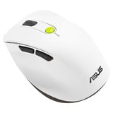 ASUS Wireless Mouse MD105 Wit/groen, 1200 - 2400, 2.4 GHz / Bluetooth