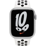 Apple Sportbandje van Nike - Summit White/zwart (45 mm) horlogeband Wit/zwart