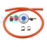 Cadac Universele drukregelaar met overflow 30mBar, Met 85 cm gasslang