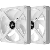 Corsair iCUE LINK QX140 RGB 140mm PWM Fans Starter Kit - Wit case fan Wit, 4-pins PWM fan-connector, Incl. controller