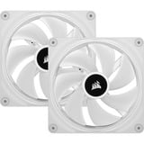 Corsair iCUE LINK QX140 RGB 140mm PWM Fans Starter Kit - Wit case fan Wit, 4-pins PWM fan-connector, Incl. controller