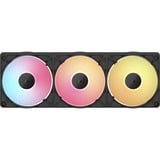 Corsair iCUE LINK RX360 II Unified Frame RGB PWM air cooler Zwart