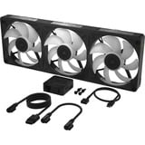 Corsair iCUE LINK RX360 II Unified Frame RGB PWM air cooler Zwart