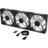 Corsair iCUE LINK RX360 II Unified Frame RGB PWM air cooler Zwart