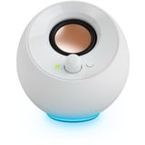 Creative Pebble SE pc-luidspreker Wit, Bluetooth, USB-C, AUX, RGB