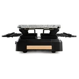 Domo Steengrill-grill-raclette DO9262G gourmetstel Zwart/houtkleur