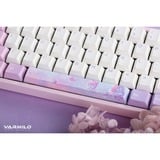 Ducky MIYA Pro Dream on Board, toetsenbord US lay-out, Cherry MX Red, 65%, white LED