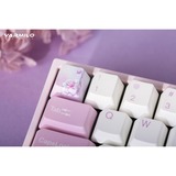 Ducky MIYA Pro Dream on Board, toetsenbord US lay-out, Cherry MX Red, 65%, white LED