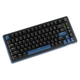 Ducky OK-M-75 RGB mechanisch toetsenbord Zwart, US lay-out (QWERTY), KTT Linear, 75%, RGB, Hot-swap, PBT, 2.4 GHz | Bluetooth | USB-C