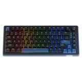 Ducky OK-M-75, toetsenbord Zwart, US lay-out, KTT Linear, 75%, RGB, Hot-swap, PBT, 2.4 GHz / Bluetooth / USB-C