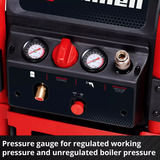 EINHELL TE-AC 270/50 Silent Compressor Zwart/rood, 50 liter