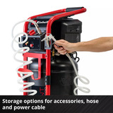EINHELL TE-AC 270/50 Silent Compressor Zwart/rood, 50 liter