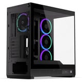 ENDORFY Fishtank 6000 Corona midi tower behuizing Zwart | 2x USB-A | 1x USB-C | RGB | Window