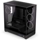 ENDORFY Fishtank 6000 Corona midi tower behuizing Zwart | 2x USB-A | 1x USB-C | RGB | Window