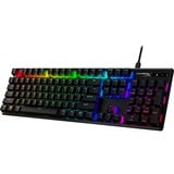 HyperX Alloy Origins PBT, gaming toetsenbord Zwart, US lay-out, HyperX Red, RGB leds, PBT