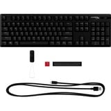 HyperX Alloy Origins PBT, gaming toetsenbord Zwart, US lay-out, HyperX Red, RGB leds, PBT