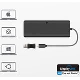 ICY BOX IB-DK4080AC 9-in-1 USB Type-C & Type-A dock with dual video output dockingstation HDMI, DisplayPort, LAN, USB Type-C