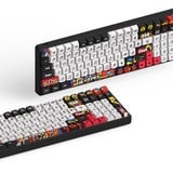 Iqunix F97 Graffiti Diary Wireless Mechanical Keyboard, gaming toetsenbord Zwart/wit, US lay-out, Cherry MX Silent Red, RGB leds, 96%, Hot-swappable, PBT, 2.4GHz | Bluetooth 5.1 | USB-C