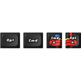 Iqunix F97 Graffiti Diary Wireless Mechanical Keyboard, gaming toetsenbord Zwart/wit, US lay-out, Cherry MX Silent Red, RGB leds, 96%, Hot-swappable, PBT, 2.4GHz | Bluetooth 5.1 | USB-C