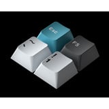 Keychron Cherry Profile Double - Shot PBT Full Set Keycaps - Grey, White, and Blue Grijs/wit, 218 stuks