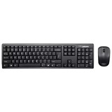 Lenovo 100 Wireless Combo Keyboard & Mouse desktopset Zwart, US lay-out (QWERTY), 100%, 1000 dpi