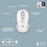 Logitech MK950 Signature Slim Wireless Keyboard en Muis Combo, desktopset Wit, US-International, 400 - 4000 DPI