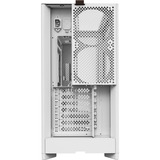 Montech HS01 midi tower behuizing Wit | 2x USB-A | 1x USB-C | RGB | Window