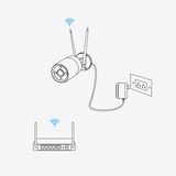 Reolink W320-W 5 MP Dual-band WiFi beveiligingscamera Wit