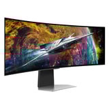 Samsung Odyssey G9 S49CG950SU 49" Curved UltraWide gaming monitor Zilver, 240 Hz, HDMI Micro, HDMI, DisplayPort, Wi-Fi 5, Bluetooth 5.2, USB Type-C, Audio, AMD FreeSync