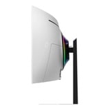 Samsung Odyssey G9 S49CG950SU 49" Curved UltraWide gaming monitor Zilver, 240 Hz, HDMI Micro, HDMI, DisplayPort, Wi-Fi 5, Bluetooth 5.2, USB Type-C, Audio, AMD FreeSync