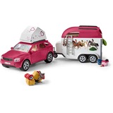 Schleich Horse Club - Avontuur met auto en paardentrailer speelgoedvoertuig 42535