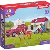 Schleich Horse Club - Avontuur met auto en paardentrailer speelgoedvoertuig 42535