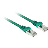 Sharkoon Patchkabel SFTP, RJ-45 met Cat.7a Groen, 1 meter, Ruwe kabel