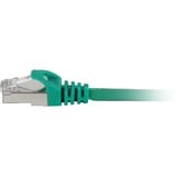 Sharkoon Patchkabel SFTP, RJ-45 met Cat.7a Groen, 1 meter, Ruwe kabel