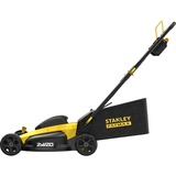 Stanley Fatmax V20 Brushless Grasmaaier Zwart/geel, 2x Accu en oplader inbegrepen