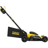 Stanley Fatmax V20 Brushless Grasmaaier Zwart/geel, 2x Accu en oplader inbegrepen