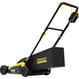 Stanley Fatmax V20 Brushless Grasmaaier Zwart/geel, 2x Accu en oplader inbegrepen
