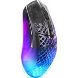 SteelSeries Aerox 3 Wireless Gen 2 Shadow gaming muis Zwart/transparant