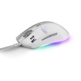 SteelSeries Rival 3 Gen 2 gaming muis Wit, 8.500 dpi, RGB