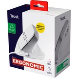Trust Bayo II Bedrade Ergonomische muis Wit, 800 dpi - 2400 dpi