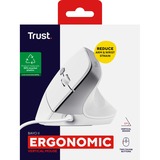 Trust Bayo II Bedrade Ergonomische muis Wit, 800 dpi - 2400 dpi