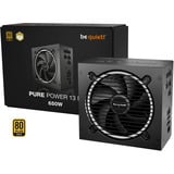 be quiet! Pure Power 13 M modulaire 650 watt voeding  Zwart, 1x 12V-2x6, 2x PCIe