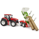 bruder ROADMAX Tractor met trailer en 3 boomstammen Speelgoedvoertuig 03453