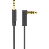 goobay 3,5 mm stereo jack naar 3,5 mm stereo jack 90° kabel Zwart, 3 meter
