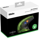 8BitDo Retro R8 Mouse - Xbox Edition Groen, 50 - 26000 DPI, Bluetooth / USB-C / 2.4 GHz